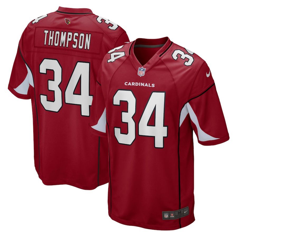 Men Arizona Cardinals #34 Jalen Thompson Nike Cardinal Game NFL Jersey->arizona cardinals->NFL Jersey